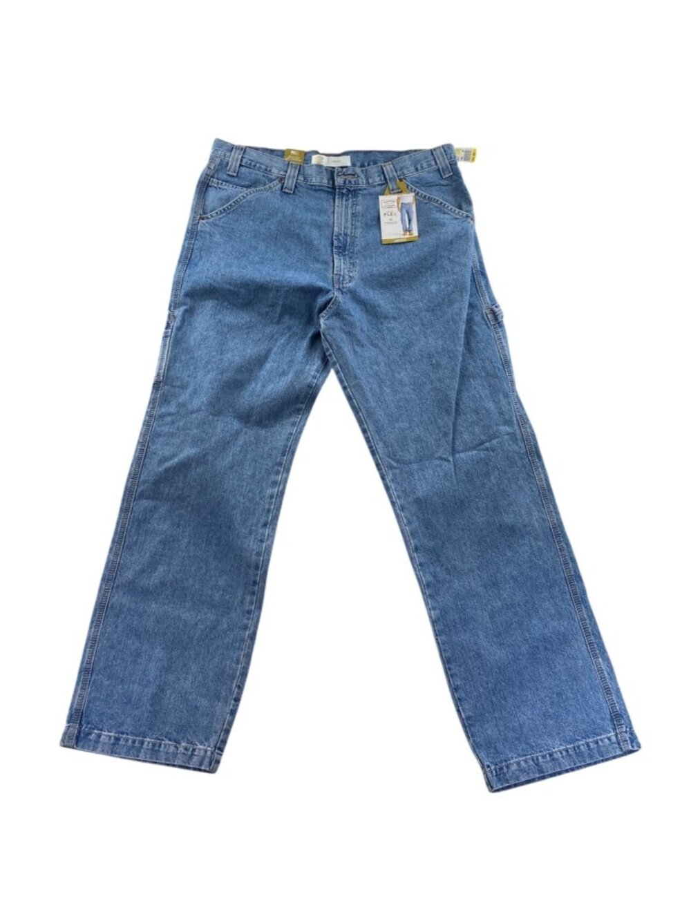 Levi Signature Carpenter Jeans Mens 38x32 Blue Light Denim